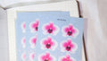 Holo sari orchid sticker sheet
